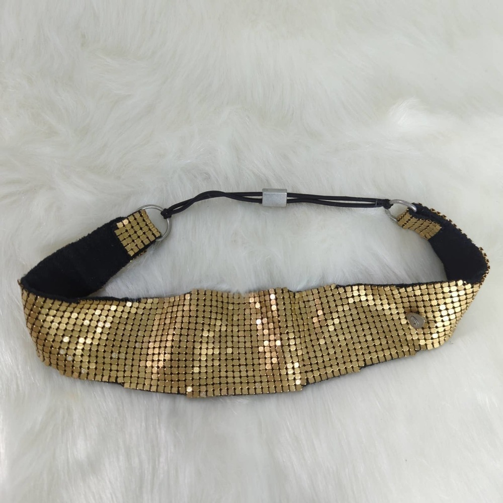 Juicy Couture Gold Tone‎ Elastic Headband